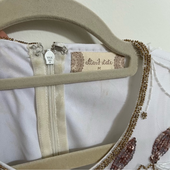 Altar’d State Sequined Embroidered Mini Dress - Picture 5 of 10